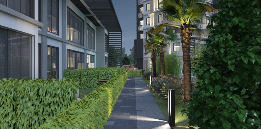 آپارتمان در  Mersin ، ترکیه 1 خوابه ، 60 متر مربع.  شماره 184235