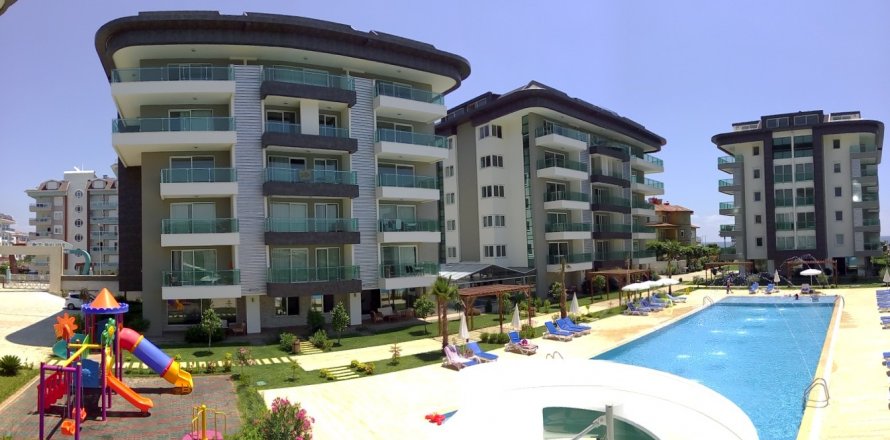 2+0 Lejlighed  i Alanya, Antalya, Tyrkiet Nr. 191580