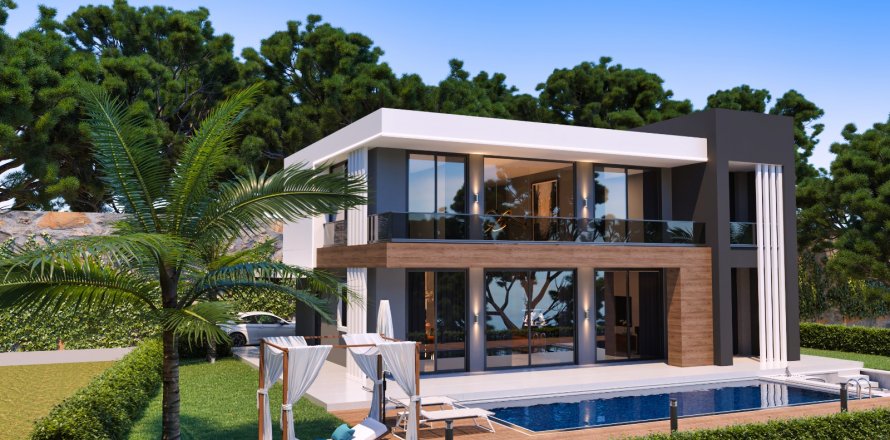 Вилла  4+1 в Каргыджаке, Аланья, Анталья, Турция №191771