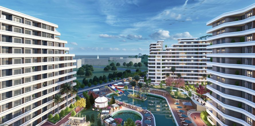 1+1 Lejlighed  i Tomuk, Mersin, Tyrkiet Nr. 187084