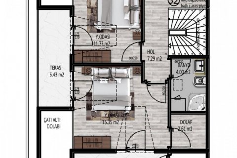 2+1 Lejlighed i Istanbul, Tyrkiet Nr. 187083 - 8