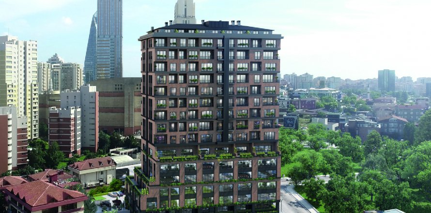 Квартира  1+1 в Стамбуле, Турция №187119