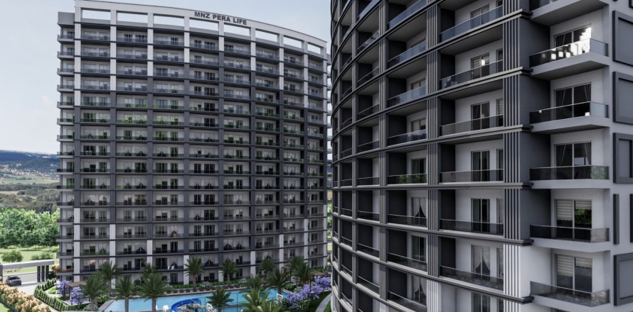 آپارتمان در  Erdemli ، ترکیه 2 خوابه ، 115 متر مربع.  شماره 192768