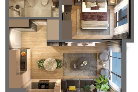 1+1 Lägenhet i Fatih, Istanbul, istanbul, Turkiet Nr. 189075 - 12