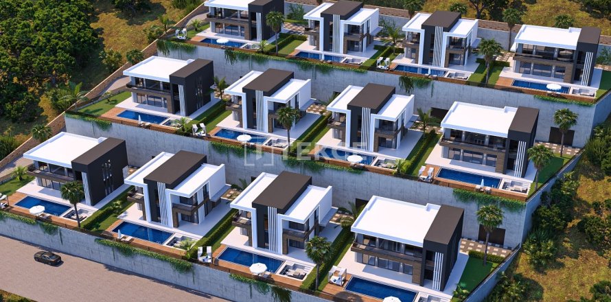 4+1 Villa  i Alanya, Antalya, Turkiet Nr. 177017