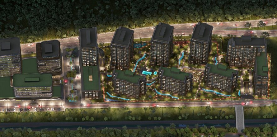 آپارتمان در Sariyer،  Istanbul ، ترکیه 2 خوابه ، 107 متر مربع.  شماره 189692