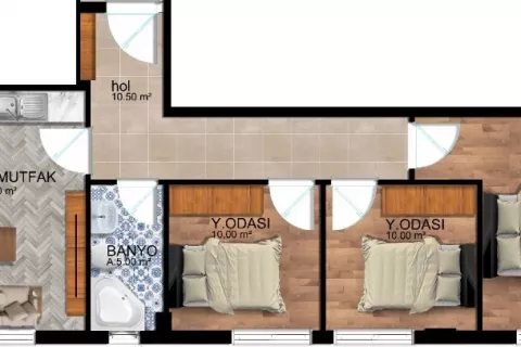 3+1 Lägenhet i Dosemealti, Antalya, Turkiet Nr. 183318 - 10