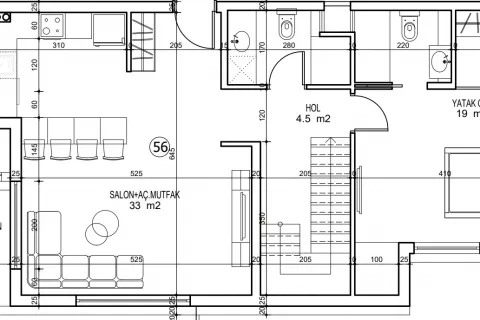 Продажа квартиры  в Аксу, Анталье, Турция 4+1, 100м2, №183282 – фото 28
