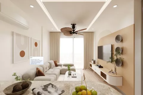 1+1 Lejlighed  i Aksu, Antalya, Tyrkiet Nr. 183283 - 4