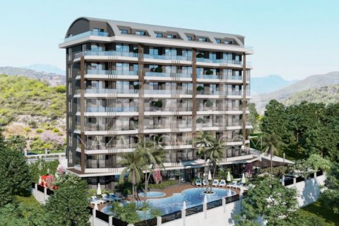 1+1 Lägenhet  i Alanya, Antalya, Turkiet Nr. 189781 - 1