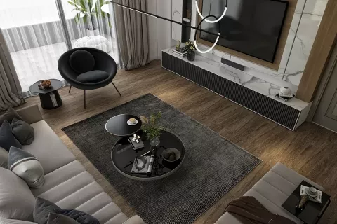 آپارتمان در  Aksu ، ترکیه 3 خوابه ، 120 متر مربع.  شماره 182745 - 18