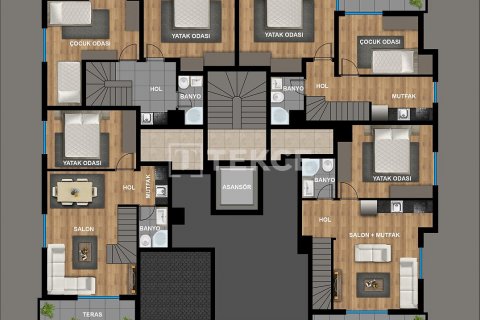 Продажа квартиры  в Анталье, Турция 2+1, 118м2, №193488 – фото 11