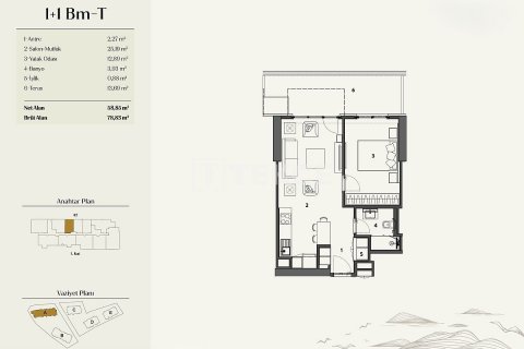 Продажа квартиры  в Стамбуле, Турция 1+1, 87м2, №191639 – фото 18