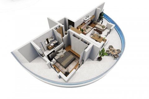 Продажа квартиры  в Фамагусте, Северный Кипр 2 комн., 86м2, №210689 – фото 17