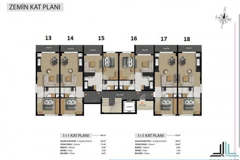 Продажа квартиры в Анталье, Турция 2 комн., 51м2, №186317 – фото 12