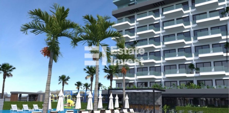 شقة في  Alanya 1 غرفة نوم ، 55 متر مربع . ر قم 175415