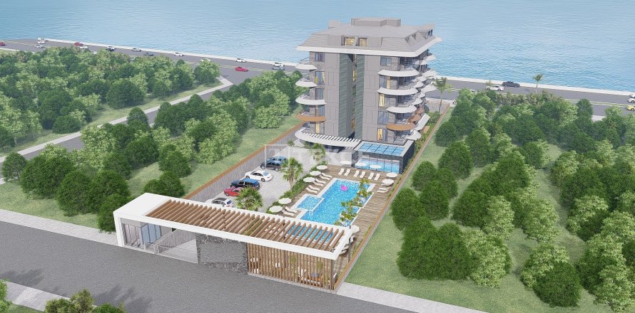 بانتهاوس في  Alanya 3 غرفة نوم ، 150 متر مربع . ر قم 188066