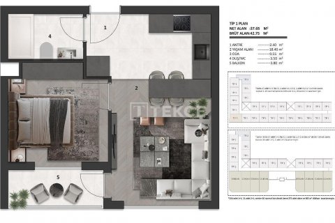 2+1 Wohnung in Ankara, Türkei Nr. 193616 - 24