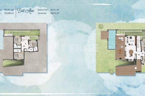 Villa 5+1 Bodrum, Muğla, Türkiye №193052 - 23