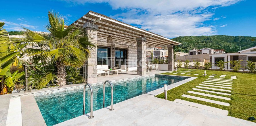 4+1 Villa  i Bodrum, Mugla, Tyrkiet Nr. 193051