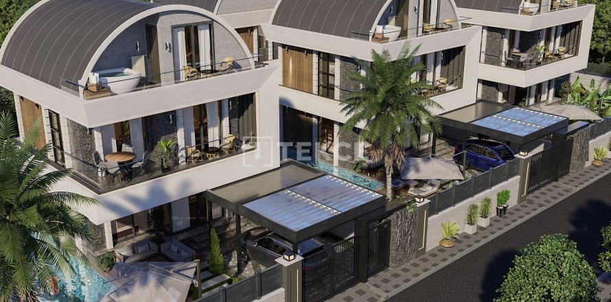 3+1 Villa i Alanya, Antalya, Tyrkia Nr. 193054