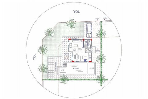 3+1 Villa i Alanya, Antalya, Tyrkia Nr. 193054 - 19