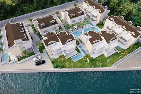 پنت هاس در  Fethiye ، امارات متحده عربی 2 خوابه ، 125 متر مربع.  شماره 186604 - 12