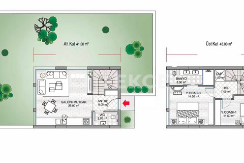 2+1 Villa  i ankara, Turkiet Nr. 192694 - 25