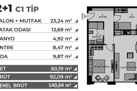 Lejlighed  i Istanbul, Tyrkiet Nr. 186096 - 29