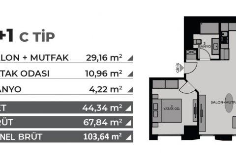 Lejlighed  i Istanbul, Tyrkiet Nr. 186096 - 24