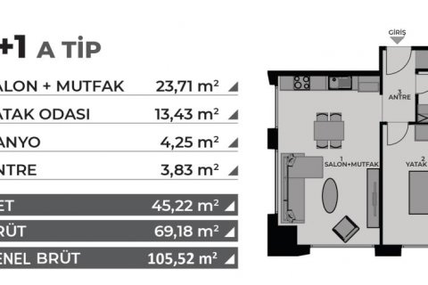 Lejlighed  i Istanbul, Tyrkiet Nr. 186096 - 23