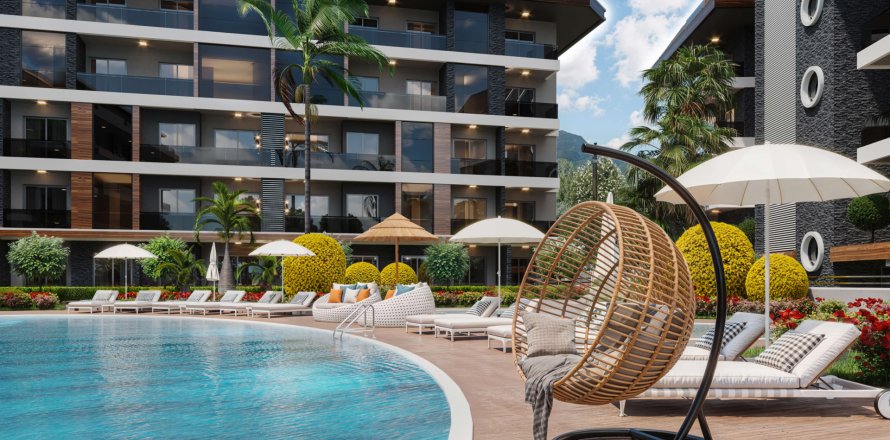 Квартира  1+1 в Аланье, Анталья, Турция №185753