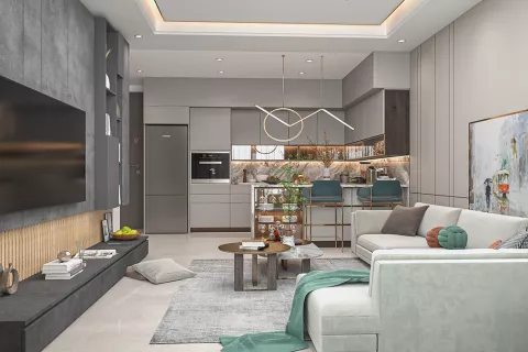 Продажа квартиры  в Аксу, Анталье, Турция 1+1, 57м2, №183233 – фото 10