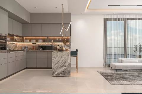 Продажа квартиры  в Аксу, Анталье, Турция 1+1, 57м2, №183233 – фото 15