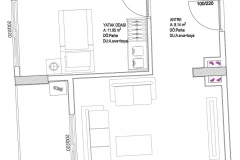 Apartment for sale  in Aksu, Antalya, Turkey, 2 bedrooms, 93m2, No. 189501 – photo 18