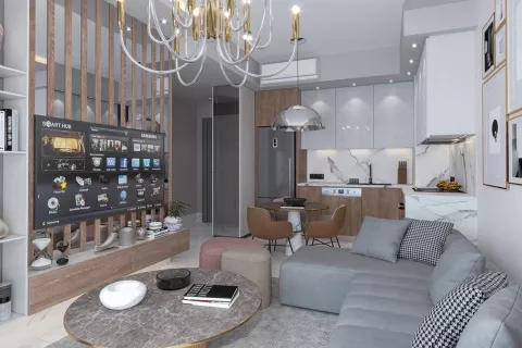 Продажа квартиры  в Аксу, Анталье, Турция 1+1, 82.6м2, №182939 – фото 21