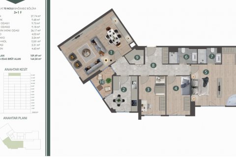 Apartment for sale  in Zeytinburnu, Istanbul, Turkey, 141m2, No. 183783 – photo 27
