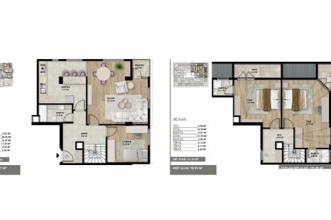 Продажа квартиры  в Бешикташе, Стамбуле, Турция 3 комн., 59м2, №183784 – фото 10