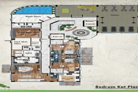 Apartment for sale  in Alanya, Antalya, Turkey, 1 bedroom, 42m2, No. 189803 – photo 19