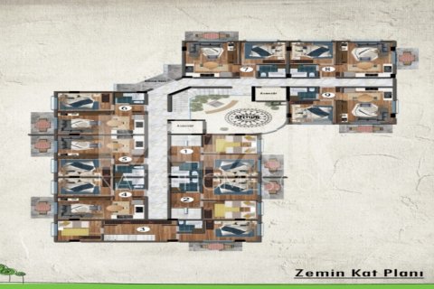 Apartment for sale  in Alanya, Antalya, Turkey, 1 bedroom, 42m2, No. 189803 – photo 18