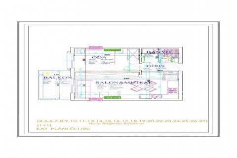 Apartment for sale  in Alanya, Antalya, Turkey, 1 bedroom, 42m2, No. 189803 – photo 28