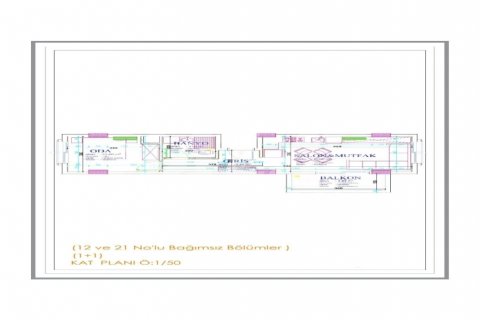 Apartment for sale  in Alanya, Antalya, Turkey, 1 bedroom, 42m2, No. 189803 – photo 27