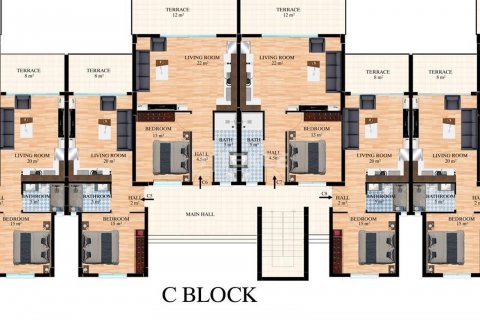 1+1 Wohnung  in Girne,  Nr. 193515 - 28