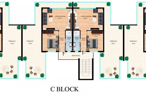 1+1 Wohnung  in Girne,  Nr. 193515 - 29