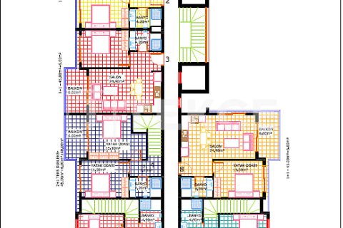 2+1 Penthouse i Alanya, Antalya, Tyrkiet Nr. 181983 - 26