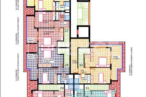 2+1 Penthouse i Alanya, Antalya, Tyrkiet Nr. 181983 - 28
