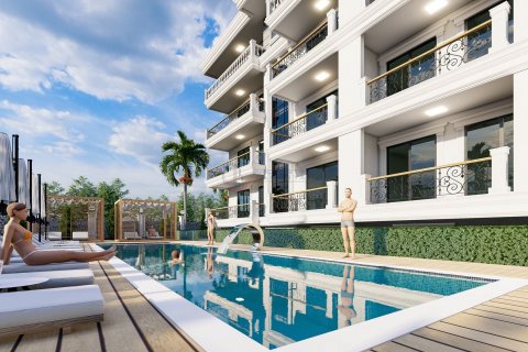 1+1 Lejlighed  i Alanya, Antalya, Tyrkiet Nr. 211541 - 3