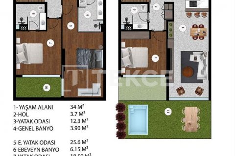 2+1 Wohnung  in Cesme, Izmir, Türkei Nr. 193389 - 27