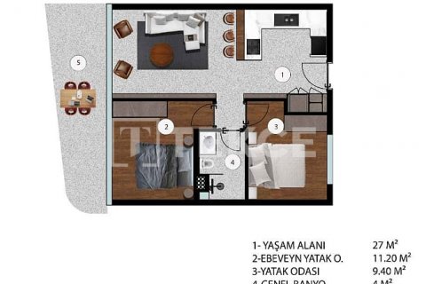 2+1 Wohnung  in Cesme, Izmir, Türkei Nr. 193389 - 24