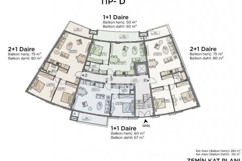 Продажа квартиры в Гирне, Северный Кипр 2+1, 83м2, №190458 – фото 30